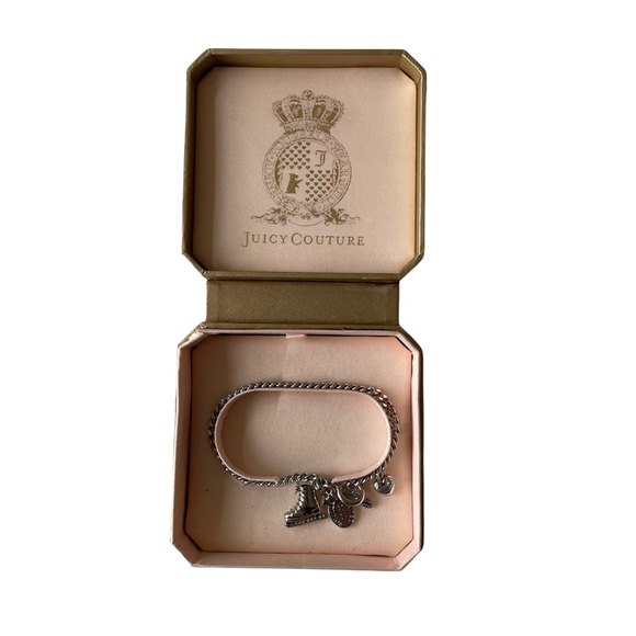 Juicy Couture Jewelry - Juicy Couture Silver Figure Skating Charm Bracelet 2011 Limited Edition
